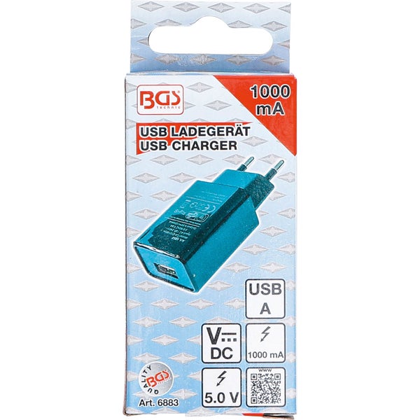 BGS Universal USB-Ladegerät 1 A - 6883