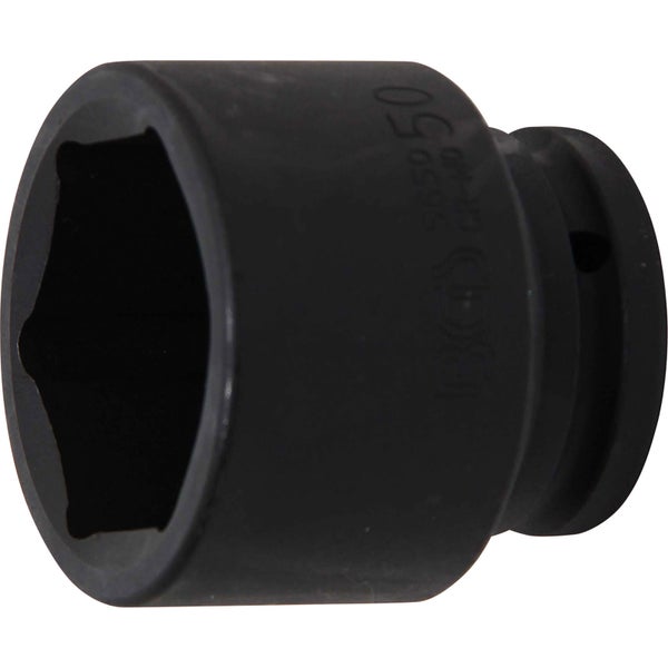 BGS Kraft-Steckschlüssel-Einsatz Sechskant Antrieb Innenvierkant 20 mm (3/4) SW 50 mm - 5650