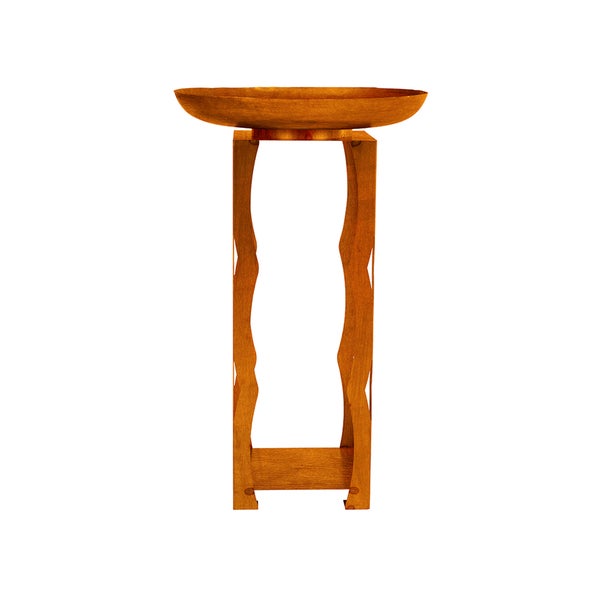 Home Deluxe - Rost Feuerschale - FRANK, Maße: 34 x 91 x 34 cm I Feuerkorb Feuerstelle Feuertonne