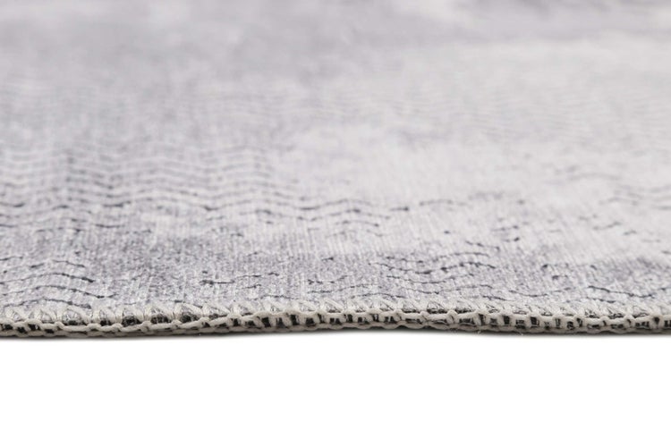 Vintage Teppich Grau Kurzflor Radiate WECONhome 160x230 cm