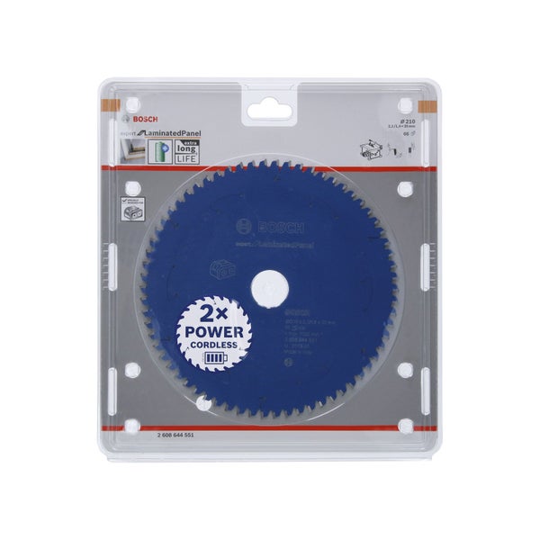 Bosch Kreissägeblatt Expert for Laminated Panel für Akku-Tischkreissägen 210 x 2,1 x 30 mm 66 - 2608644551