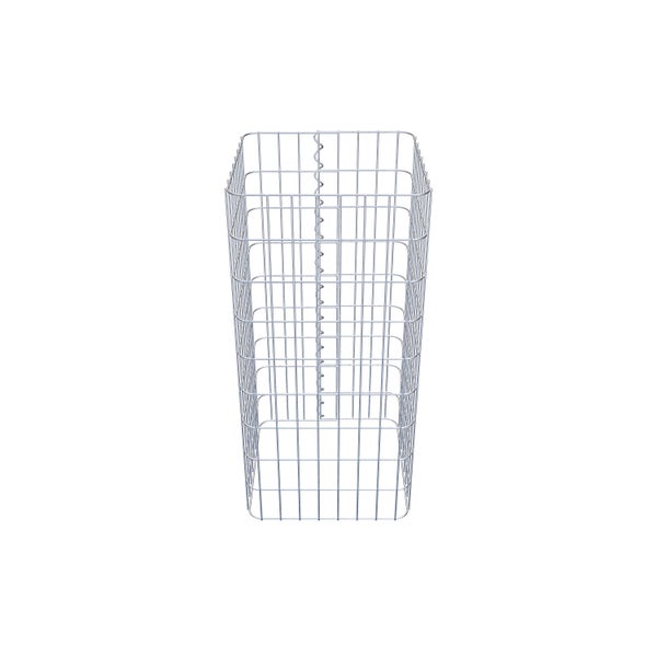 Gabionensäule 42 x 42 cm, MW 5 x 10 cm eckig - Höhe: 0,90 m