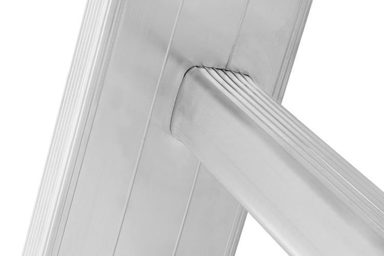 Detail einer Aluminiumleiter