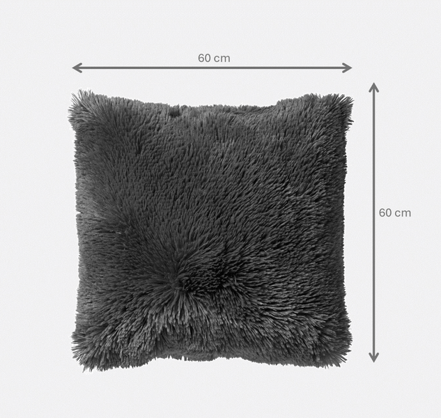 Fluffy Kissenbezug - Fluffy 60x60 cm, Rosa