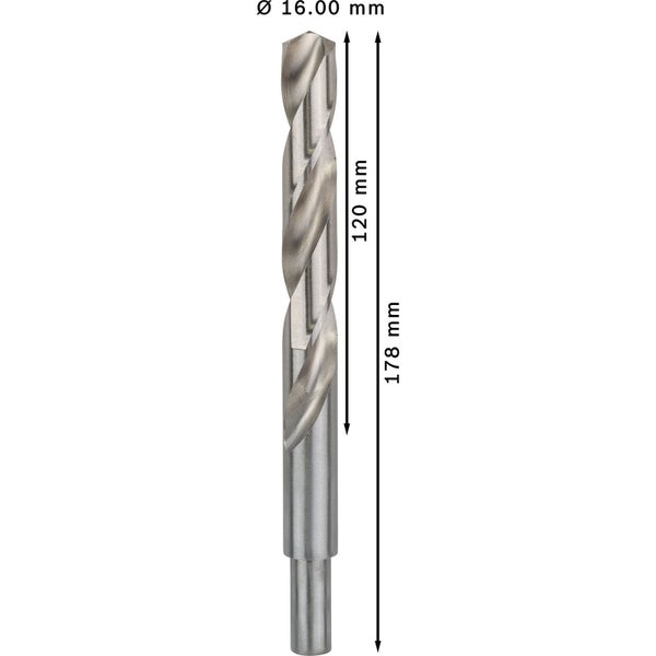 Bosch PRO Metal HSS-G Spiralbohrer 16 x 120 x 178 mm - 2608585595