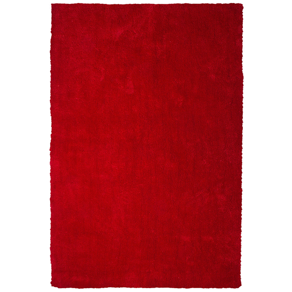 Teppich rot 160 x 230 cm Shaggy DEMRE