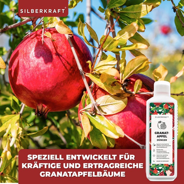 SILBERKRAFT Granatapfel Dünger – Für Granatapfelbäume – 1 Liter