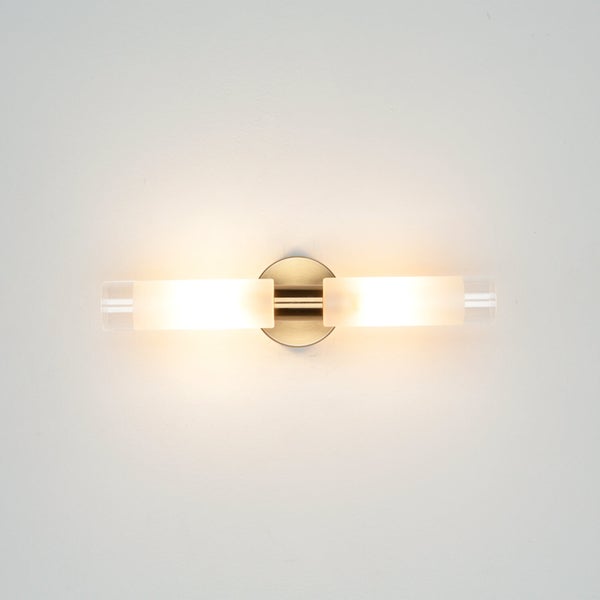 Wandleuchte mit zwei Leuchtmitteln für Innenräume