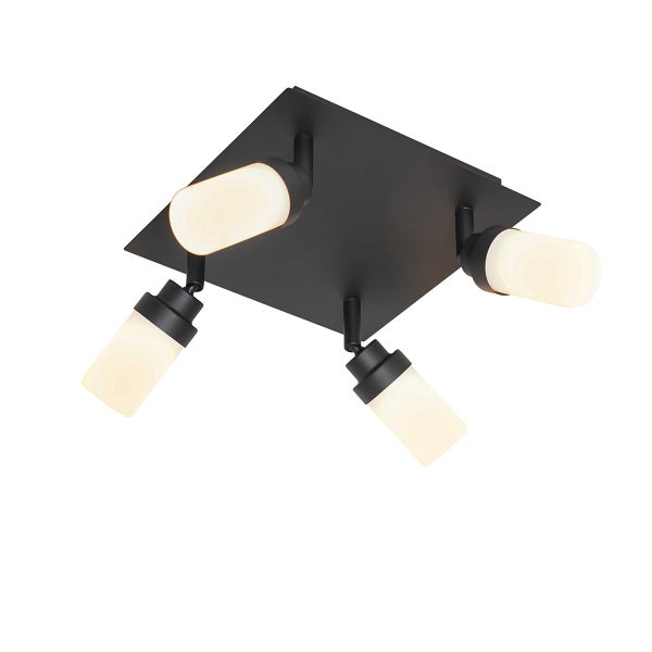 Deckenleuchte mit vier Strahlern