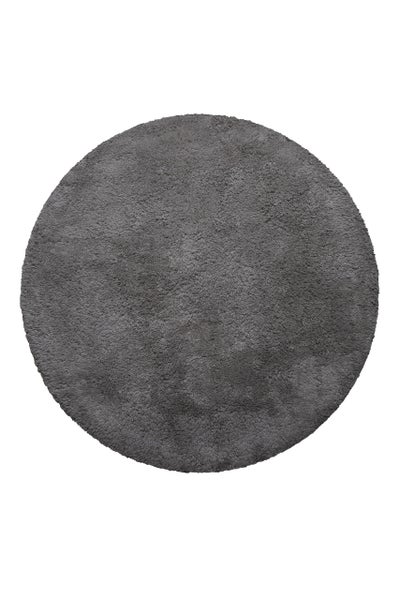 Badteppich Grau Ole WECONhome Basics 90 cm rund