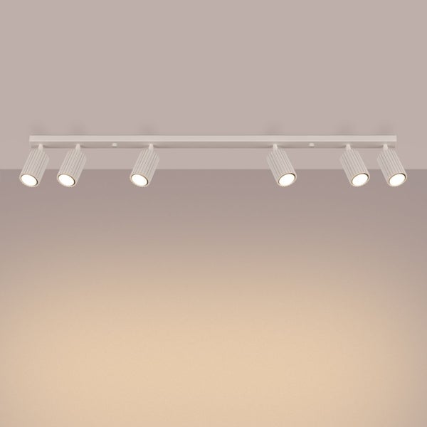 Deckenleuchte mit sechs Strahlern