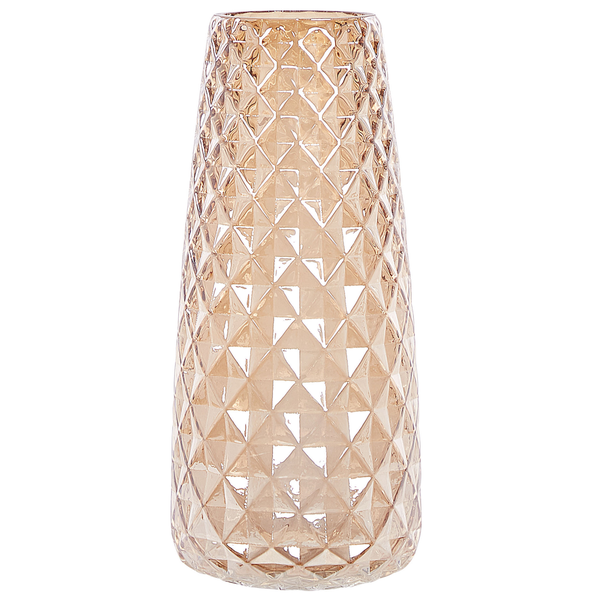 Blumenvase PACHEIA Glas 23 cm Orange