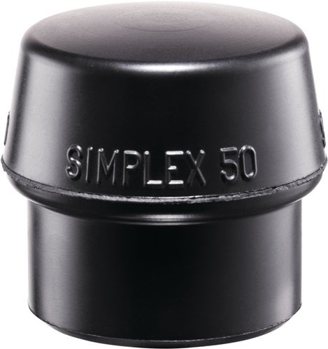 HALDER Schonhammerkopf SIMPLEX Kopf 100 mm Gummi schwarz mittelhart - 3202100
