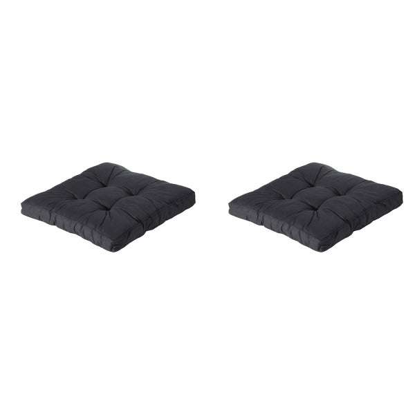 Florance Sitzkissen Basic schwarz - Ca. 73x73 cm - 2er-Set