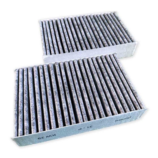 PURERO Aktivkohlefilter als Ersatz für Miele DKF 31-P Active Air Clean Filter Dunstabzug Kochfeld (2 Stck)