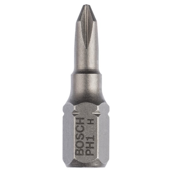 Bosch 10x Schrauberbit Extra-Hart, PH 1, 25 mm im Blister - 2607001509