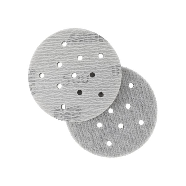 Mirka Iridium Soft Schleifscheiben Ø 77 mm / Korn P500 / Klett Multifit / 20 Stück / schaumbasiertes Schleifmittel für präzises Trockenschleifen, Klarlackschliff, Finish
