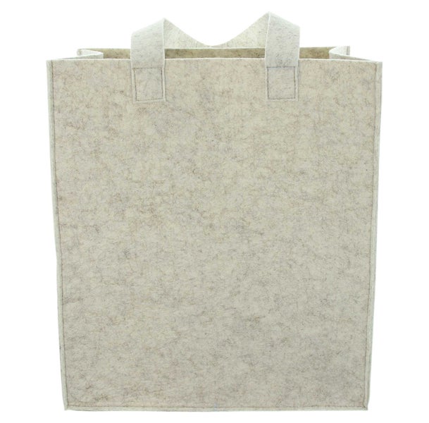 FRANK FLECHTWAREN | Tasche Oversize, FILZ AUS PET, FILZ, 40 x 24 x 45 cm