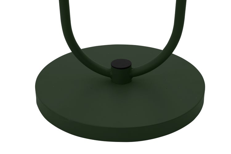 Stehlampe mit Ablagetisch lindgrün, 54 x 35 x 140 cm, LED, Solarpanel