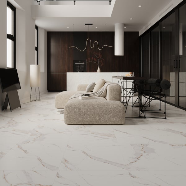Feinsteinzeug Carrara Antique Satiniert matt 60x60x0,7