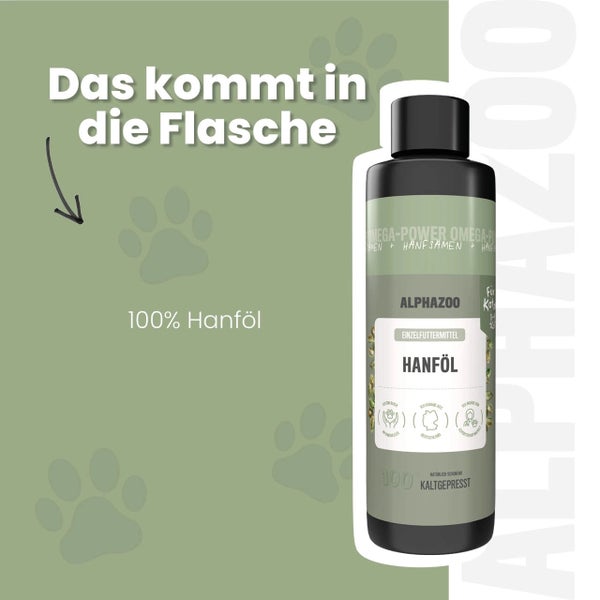 Alpha Zoo Hanföl für Katzen