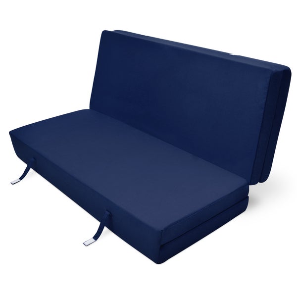 Beautissu Comfort Klappmatratze 195x120x7cm Dunkelblau