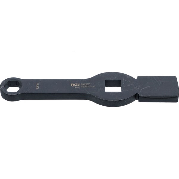 BGS Schlag-Ringschlüssel Sechskant mit 2 Schlagflächen SW 18 mm - 35348