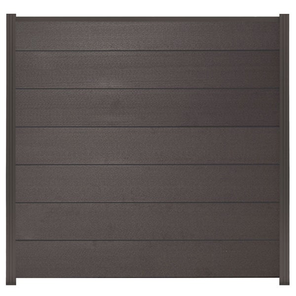 Gartenzaun aus Kunststoffelementen