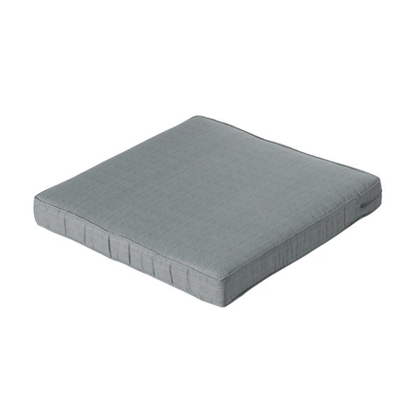 Lounge Sitzkissen Basic grau - ca. 60x60 cm - 2er-Set