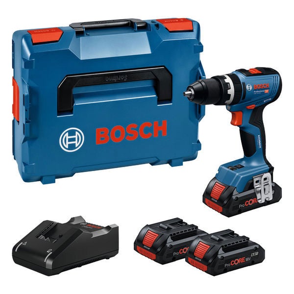Bosch Akku-Bohrschrauber Set mit Koffer, Ladegerät und Akkus