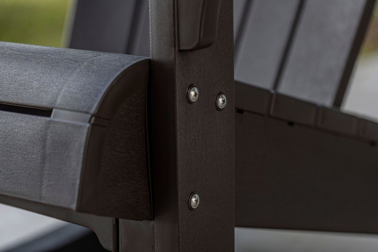 Keter Adirondack Troy wetterfester Gartensessel in Anthrazit