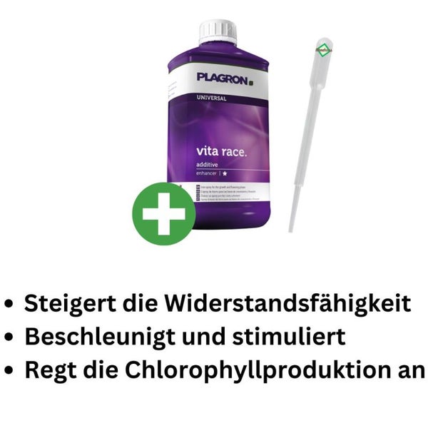 Plagron Vita Race 250 ml – Effektives Sprühmittel für gesundes Wachstum, Vitalität & bessere Ernte bei Tomaten, Orchideen & mehr, einfache Anwendung für starke Pflanzen