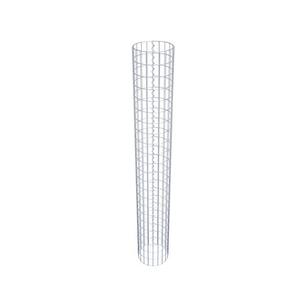 Gabionensäule Durchmesser 32 cm, MW 5 x 10 cm rund - Höhe: 2,30 m
