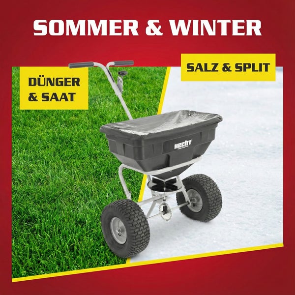 Streuwagen für Dünger, Saatgut, Salz und Split