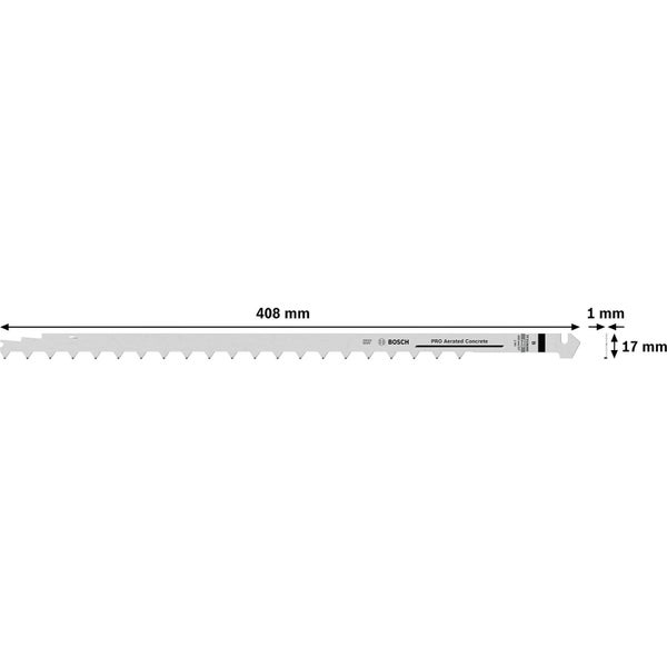 Bosch PRO Aerated Concrete TF350NHM Tandemsägeblatt 408 mm 2-tlg. - 2608632123