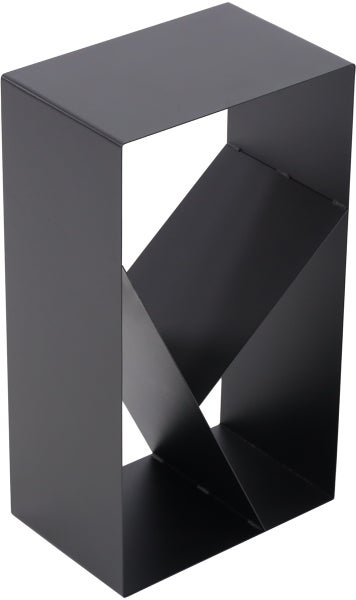 Schwarzes Metall-Zeitschriftenregal