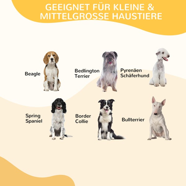 PawHut Haustier-Laufstall, 80B x 100H cm, Metall, Schwarz