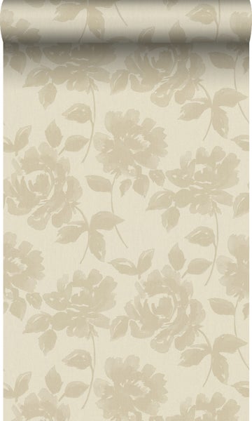 Origin Wallcoverings Tapete Rosen Beige - 53 cm x 10.05 m - 347032