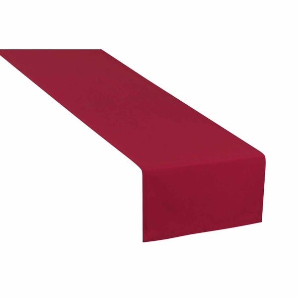 1 St. Blickdichter Tischläufer DOVE Dunkelrot 50 x 150 cm