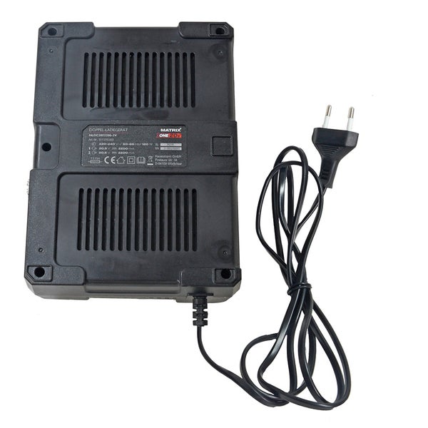 Doppelladegerät für Elektrowerkzeuge mit Netzkabel
