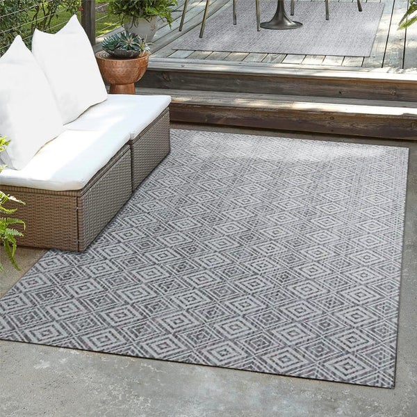 FLOORDIREKT Outdoor-Teppich Design - Modica - Rollenware - 180 x 700 cm