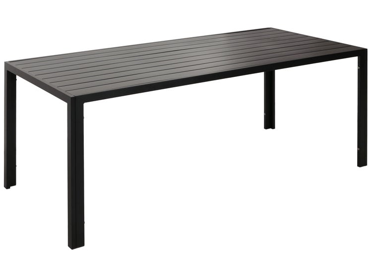 Gartentisch mit Lattenrost und rechteckiger Form