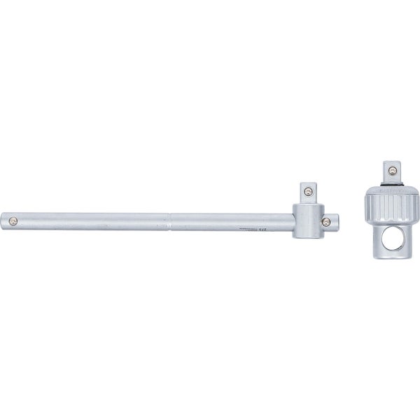 BGS Steckschlüssel-Adapter mit Ratschenfunktion mit Gleitgriff Abtrieb 12,5 mm (1/2) - 71047