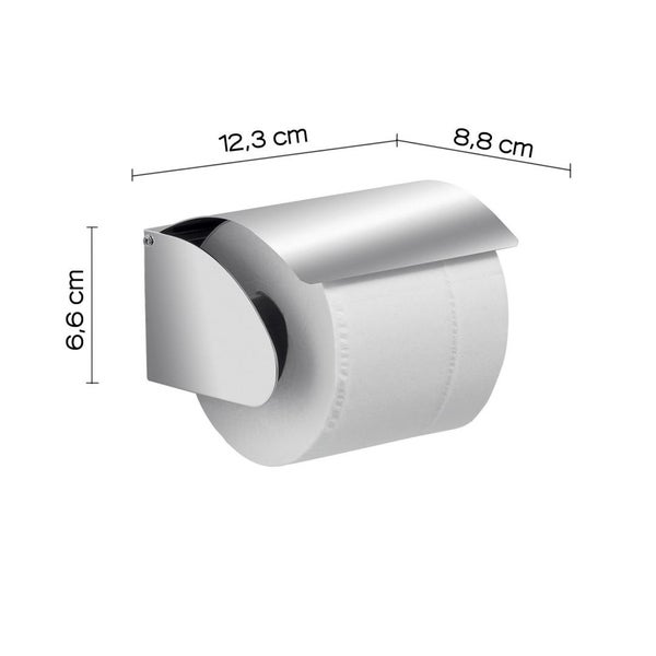 Gebürsteter Edelstahl-Toilettenpapierhalter | Loto