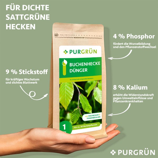 Purgrün Buchenhecke-Dünger 1 kg
