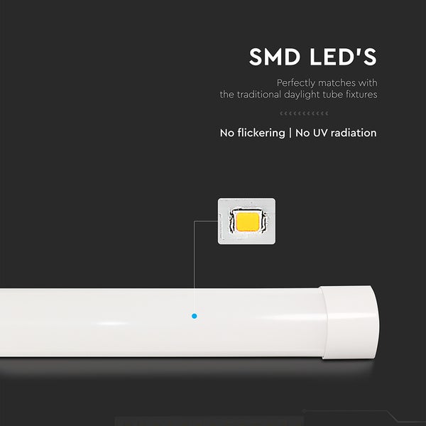 SMD LED-Leuchte, passend für herkömmliche Tageslichtröhren, flackerfrei und ohne UV-Strahlung
