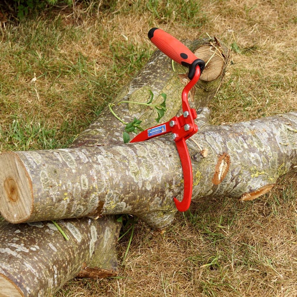 4x Packzange Handhebehaken Sappie Holzgreifer Forstzange