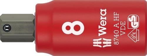 Wera 8740 A HF VDE Steckschlüsseleinsatz Größe 8