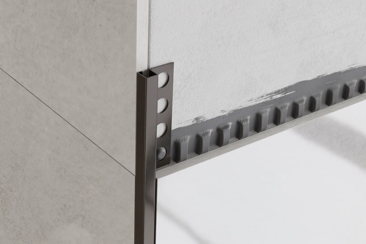 Fliesenschiene für Wandfliesen