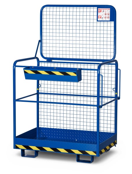 R+R Industrietechnik Arbeitskorb Typ RAK-Eco RAL 5010 enzianblau